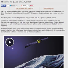 Mission to Land on a Comet